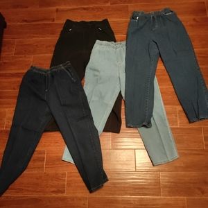 4 Elastic Waist Jeans